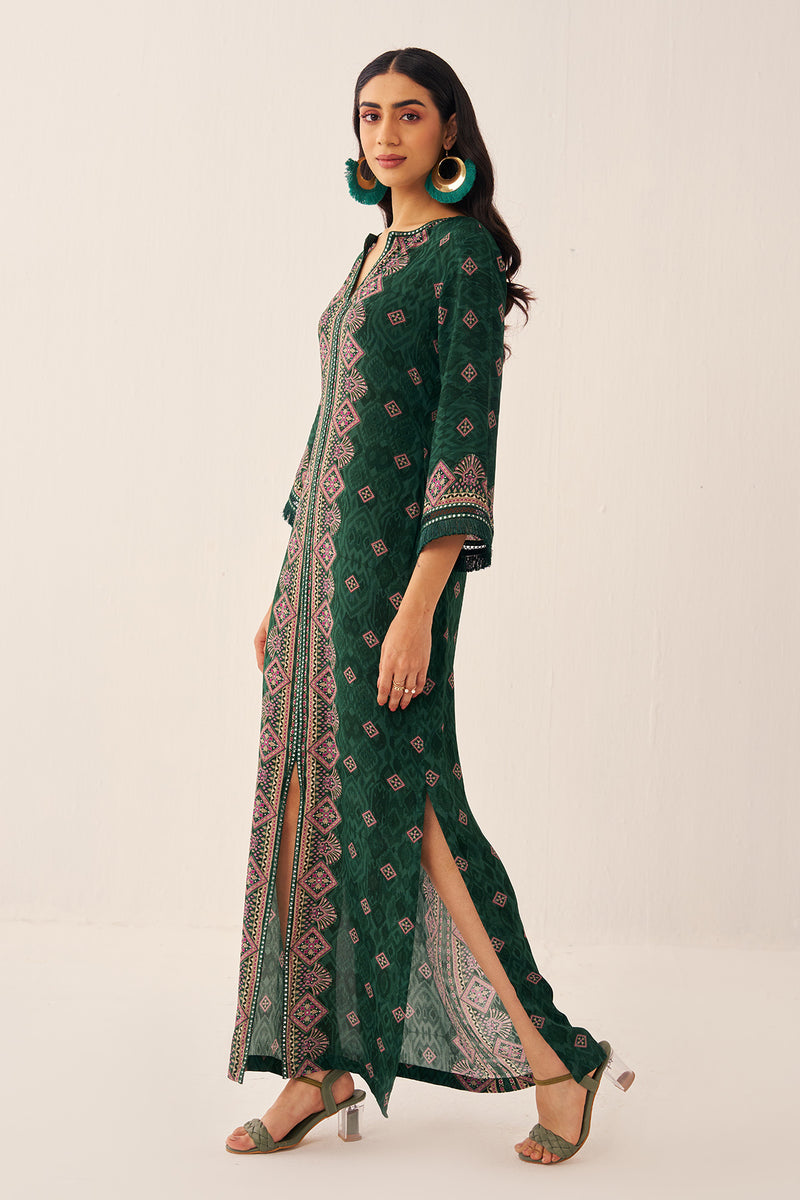 Green Kaleido Dress