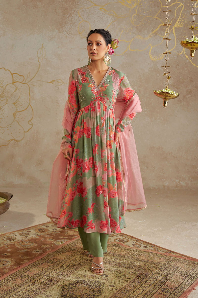 Jade Rose Anarkali