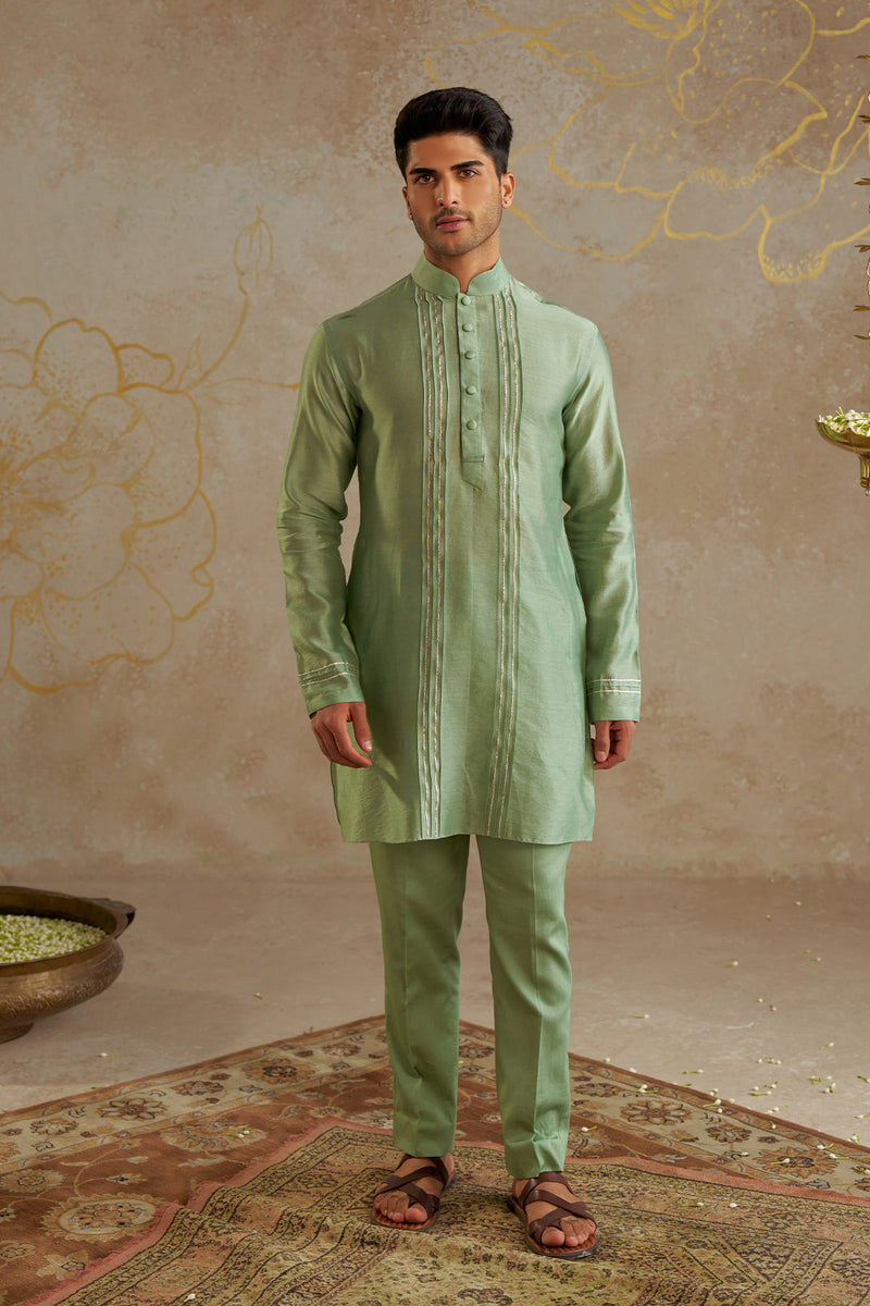 Jade Chanderi Kurta Set