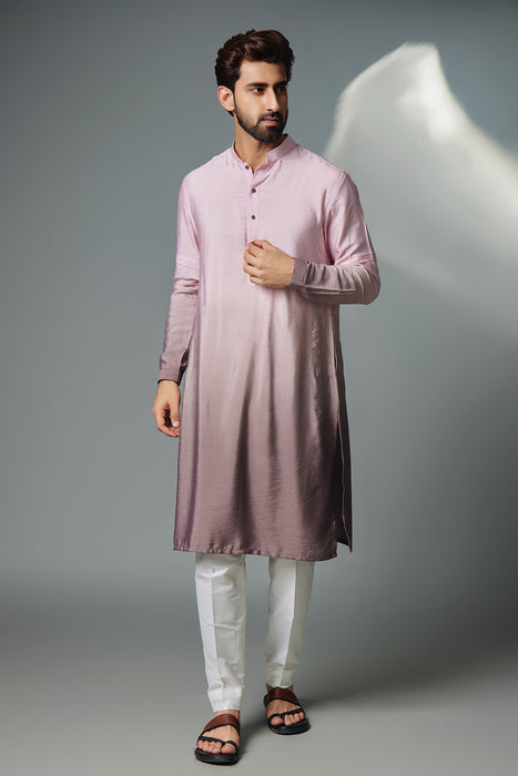 Light Grey Ombre Kurta With Pant