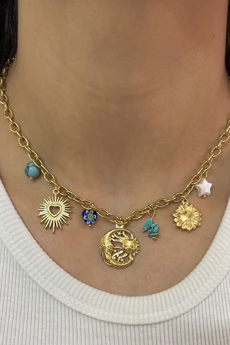 Celeste Charm Necklace