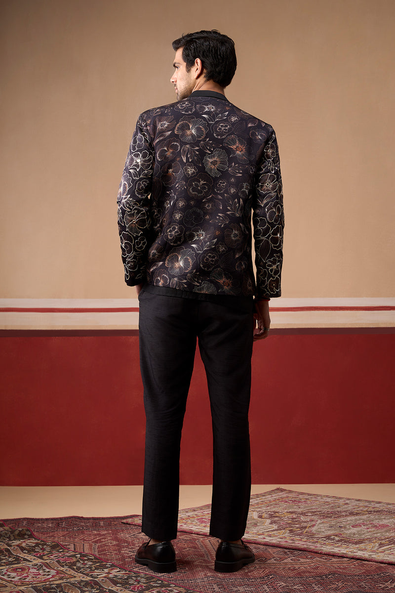 Phool Onyx Jacket Trio Set