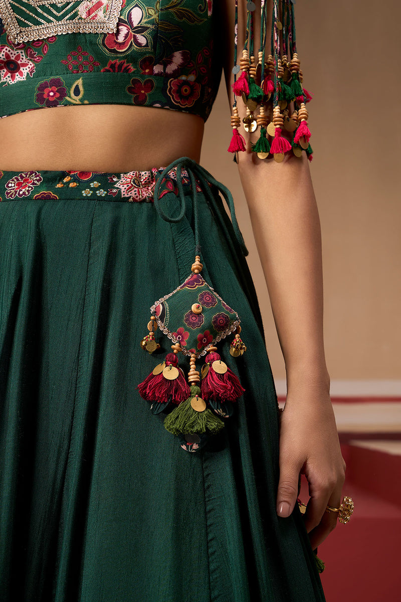 Guldasta Emerald Lehenga Set