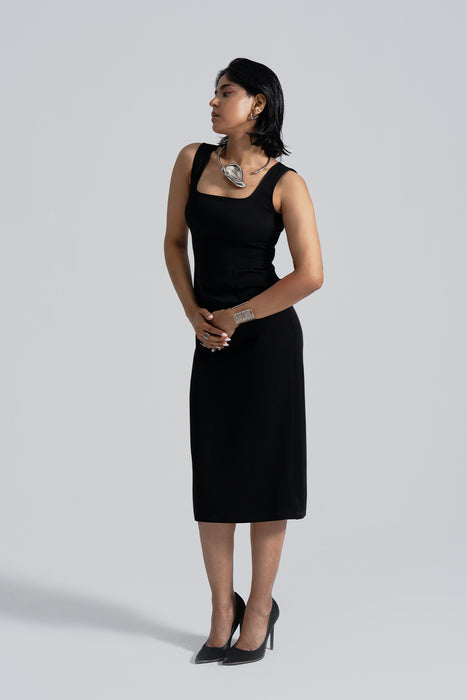 Black Midi Dress