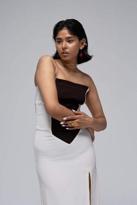 Espresso Panel Dress