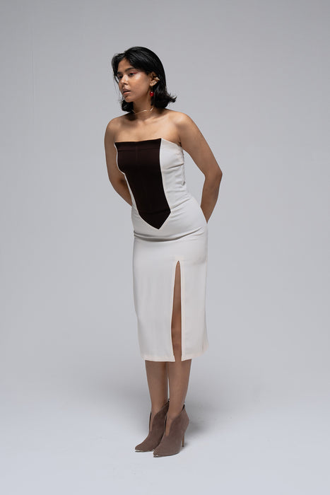 Espresso Panel Dress