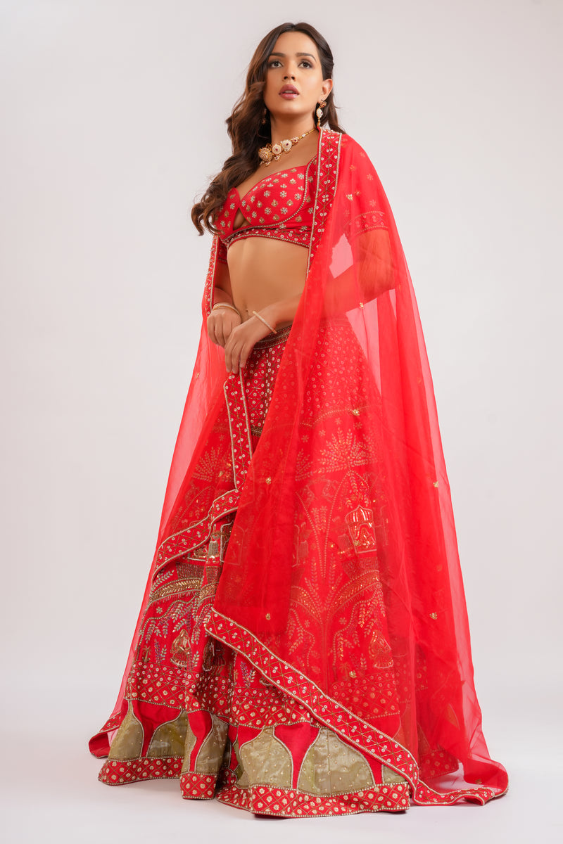Hoor Mahal lehenga