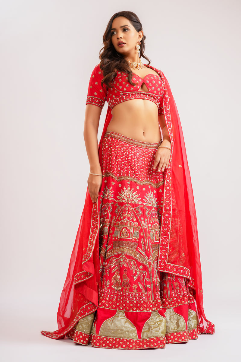 Hoor Mahal lehenga