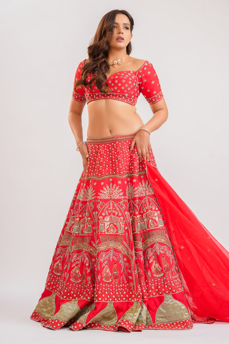 Hoor Mahal lehenga