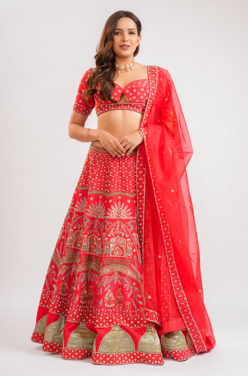 Hoor Mahal lehenga