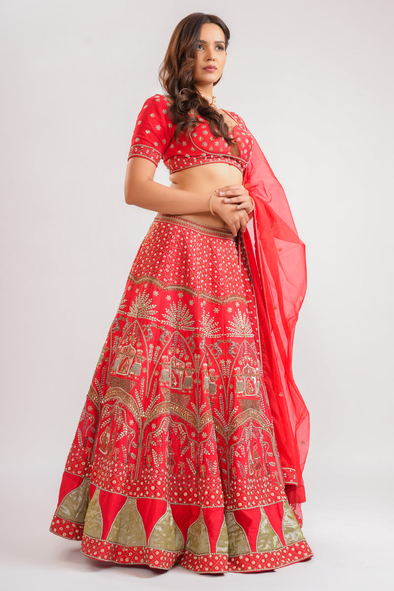 Hoor Mahal lehenga
