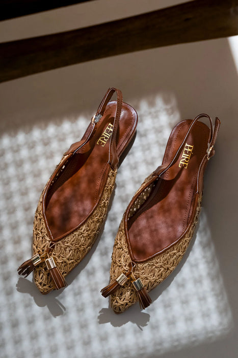 Caramel Summer flats