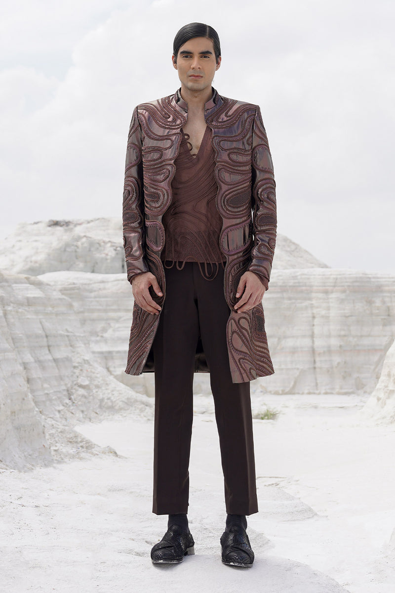 brune colour indo with ethnowave shirt an pants