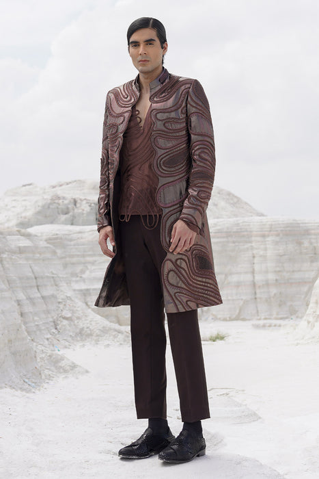 brune colour indo with ethnowave shirt an pants