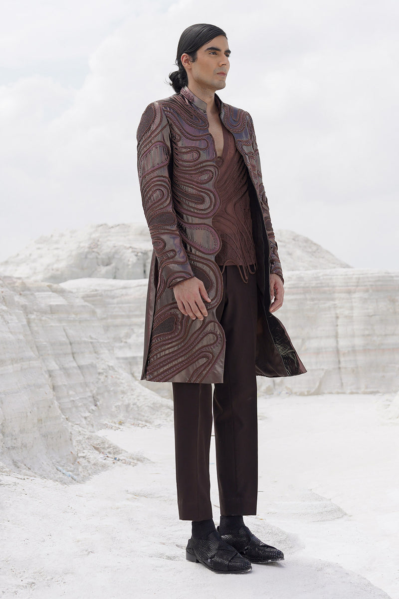 brune colour indo with ethnowave shirt an pants