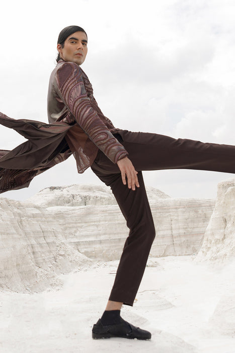 brune colour indo with ethnowave shirt an pants