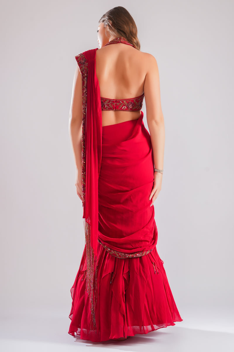 Aarzu Mermaid Drape Saree