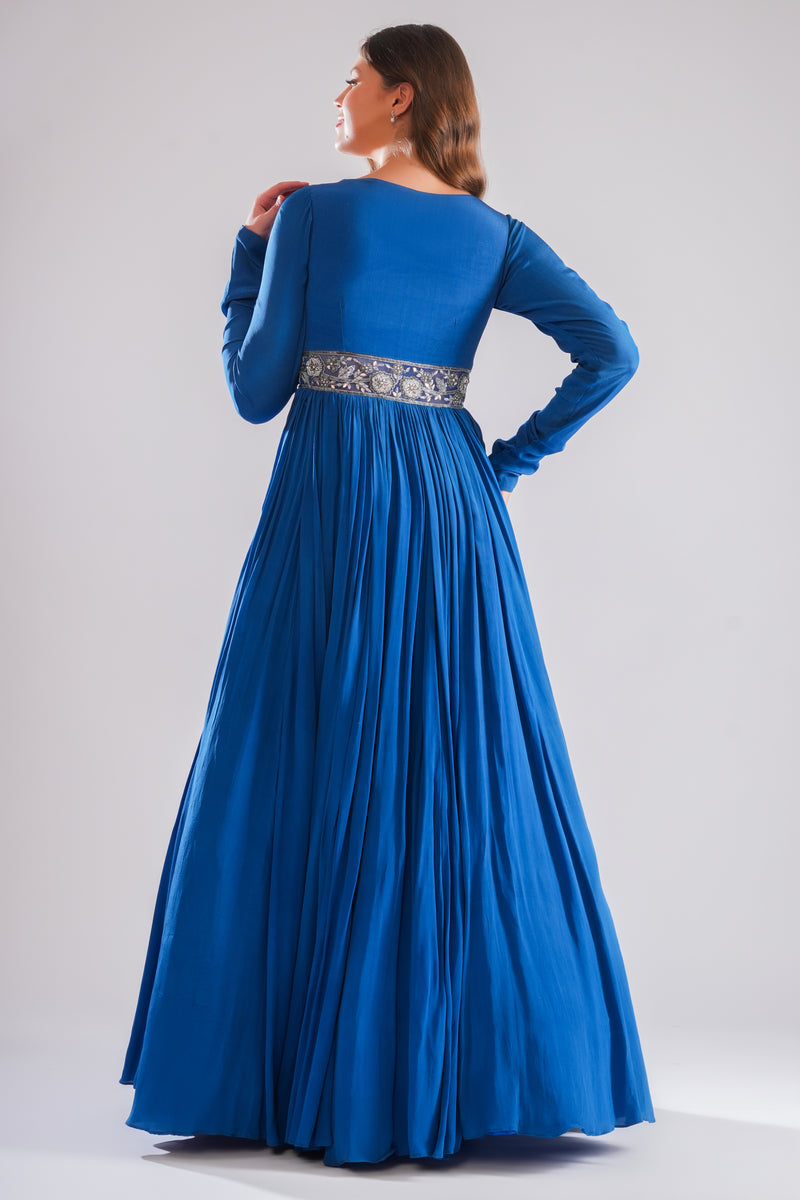 Azul Flared Gown