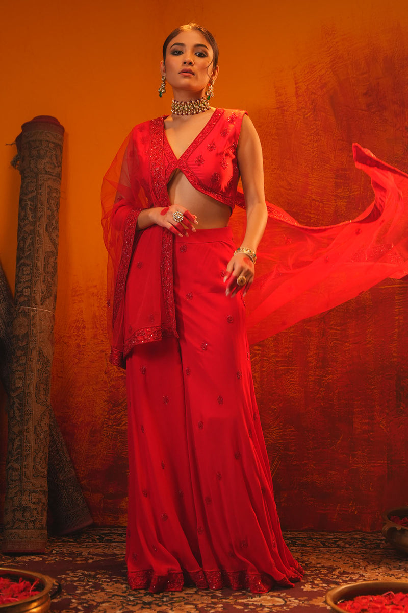 Blouse + Pants + Dupatta