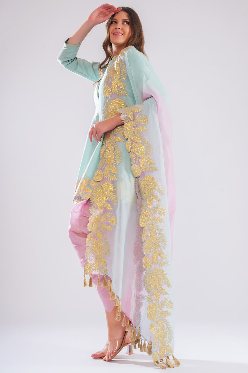Saba short anarkali