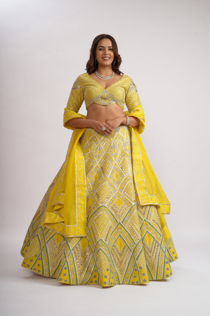 Sunhari Noor Lehenga