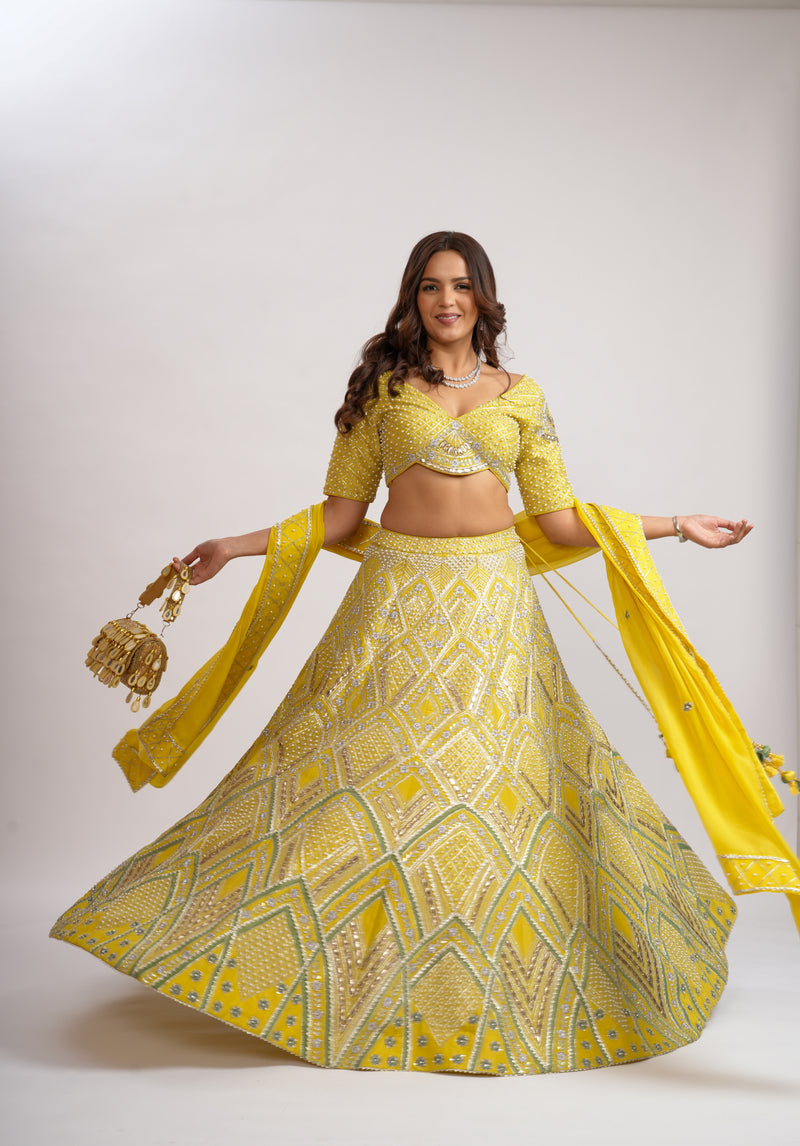 Sunhari Noor Lehenga