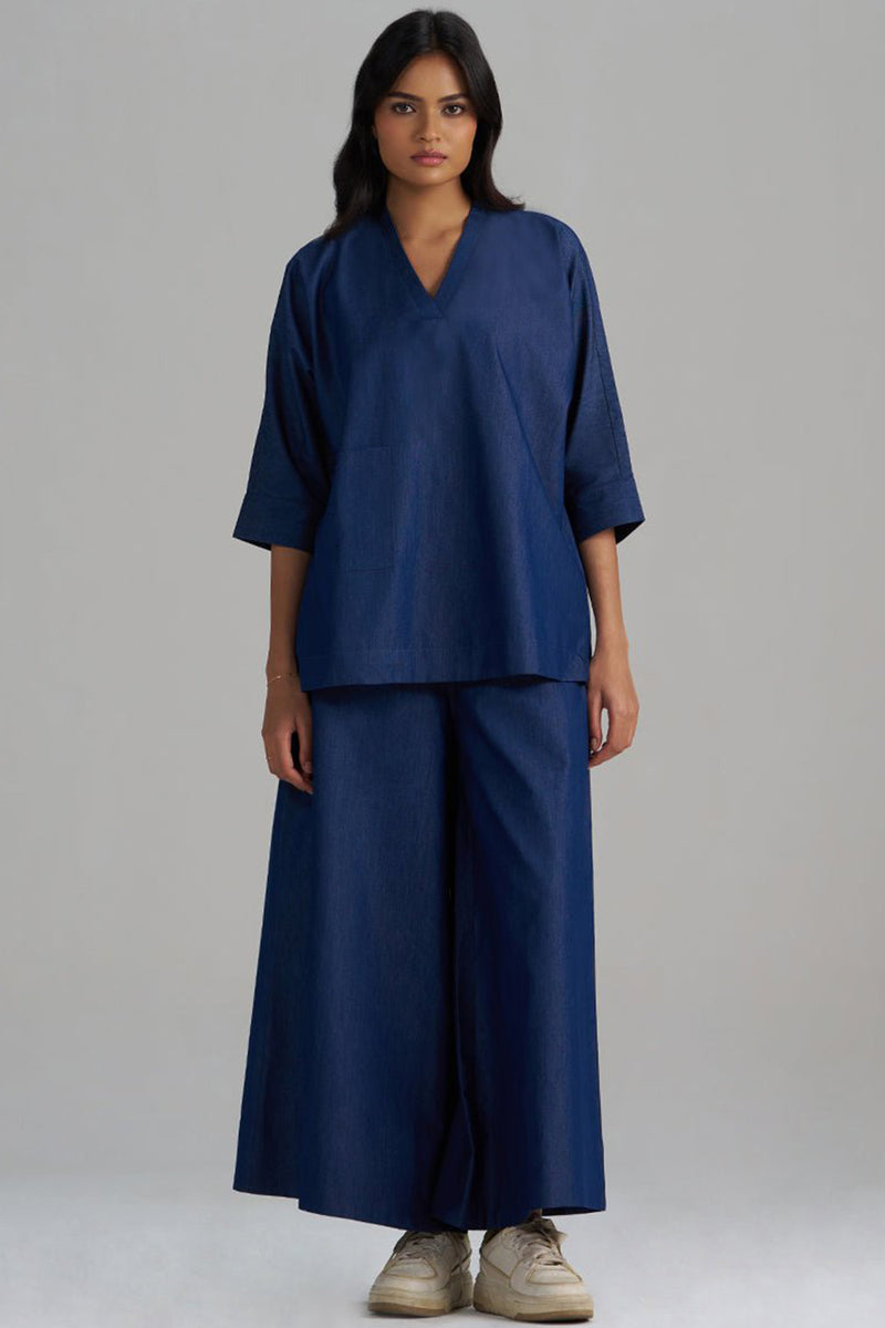 Denim Blue Co-ord Set