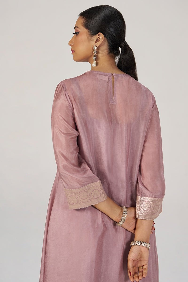 Woodrose Silk festive Co-ord Set