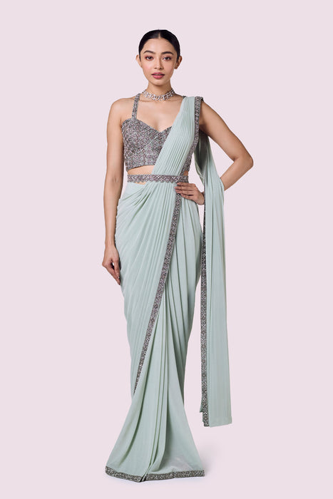 Bustier Drape Saree