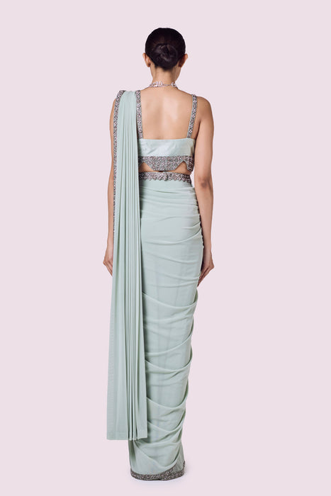 Bustier Drape Saree