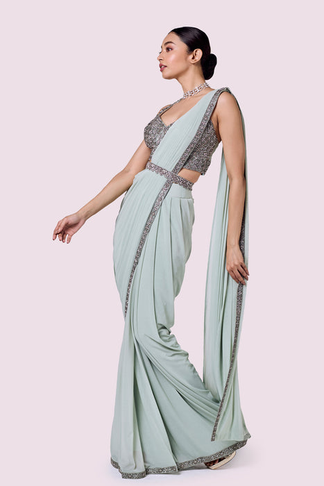 Bustier Drape Saree