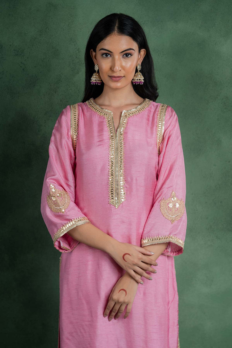 Gul Suit Set With Embroidered Dupatta (Set of 3)