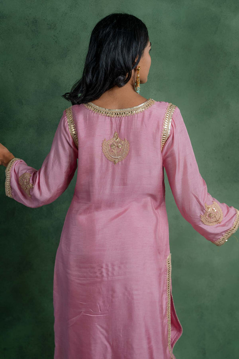 Gulbahaar Suit Set With Embroidered Dupatta (Set Of 3)