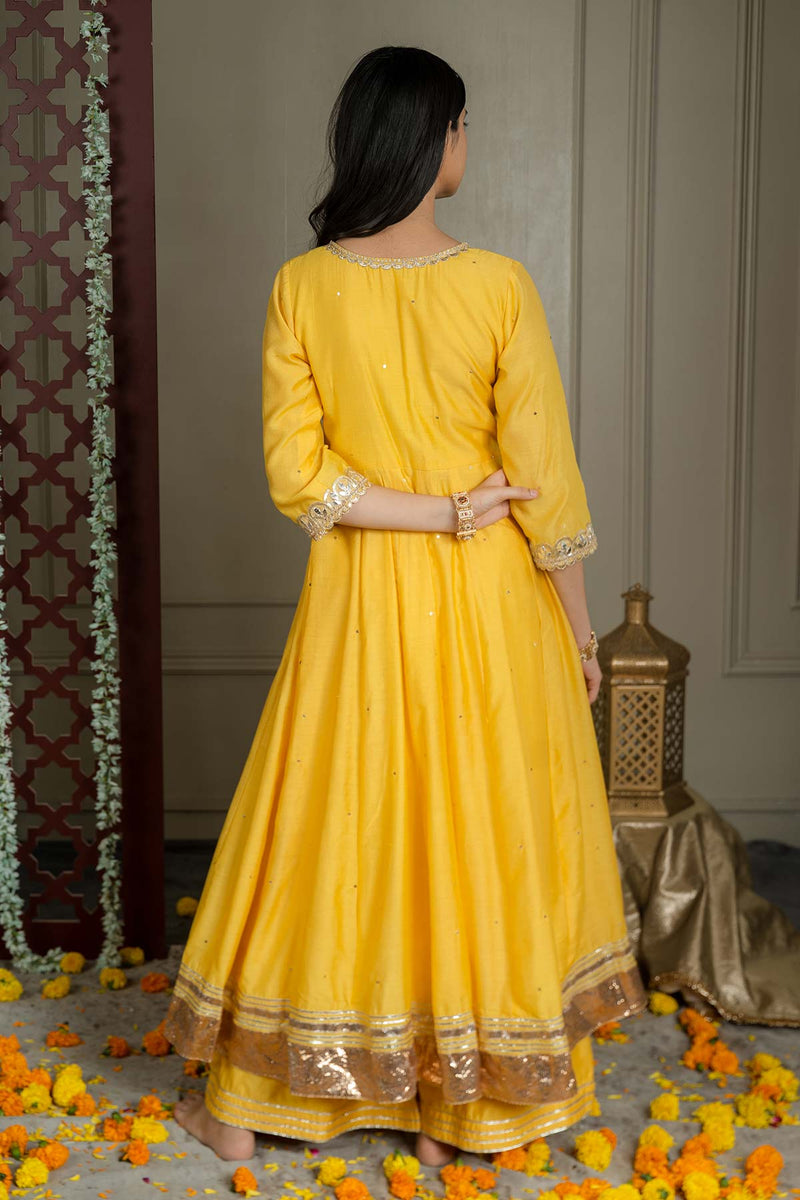 Inaayat Anarkali Set With Embroidered Dupatta And Sharara (Set Of 3)