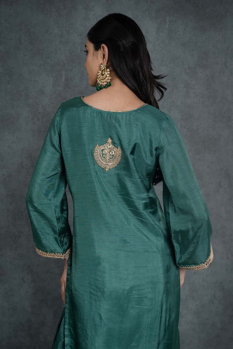 Heena Suit Set With Embroidered Dupatta (Set Of 3)