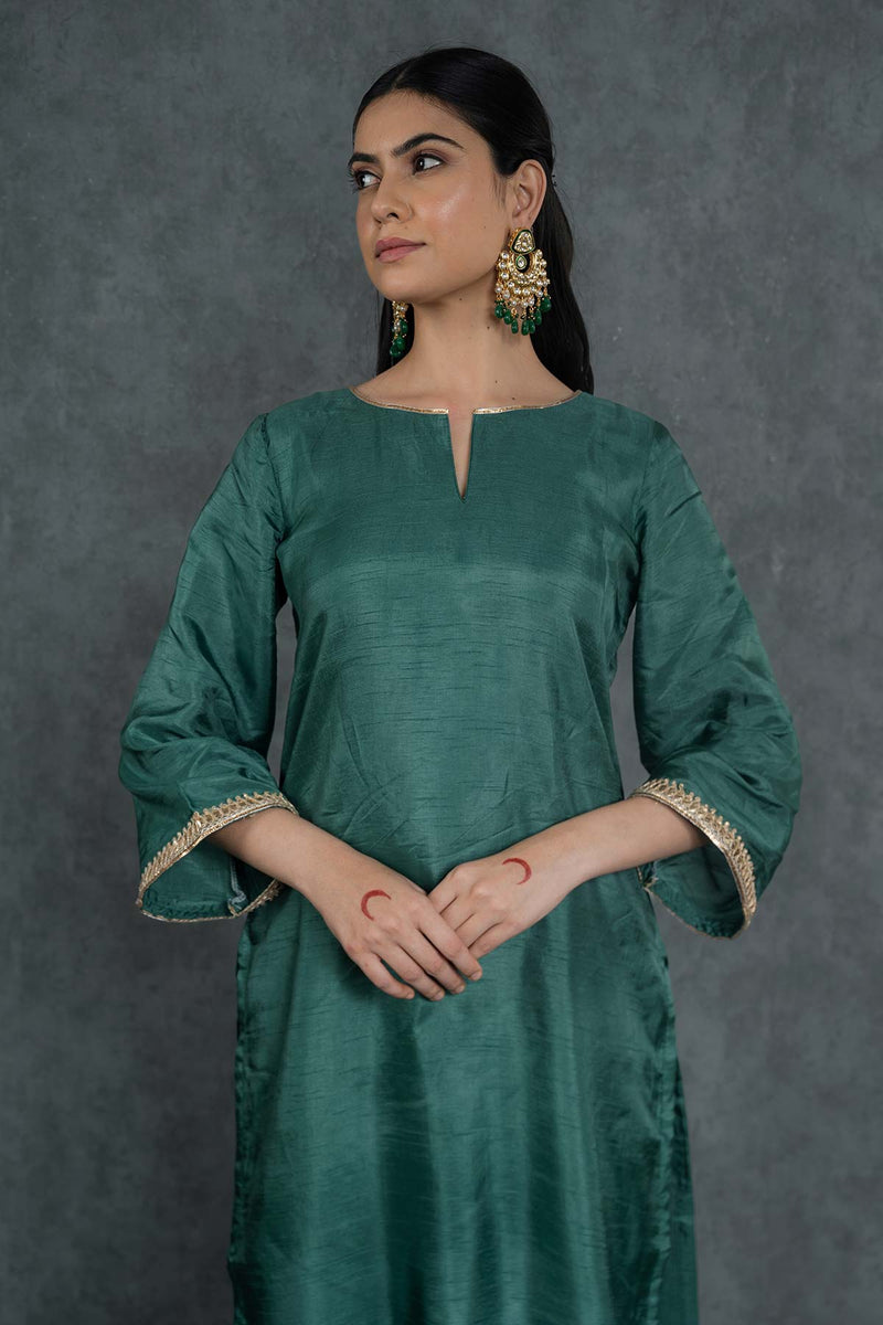 Heena Suit Set With Embroidered Dupatta (Set Of 3)