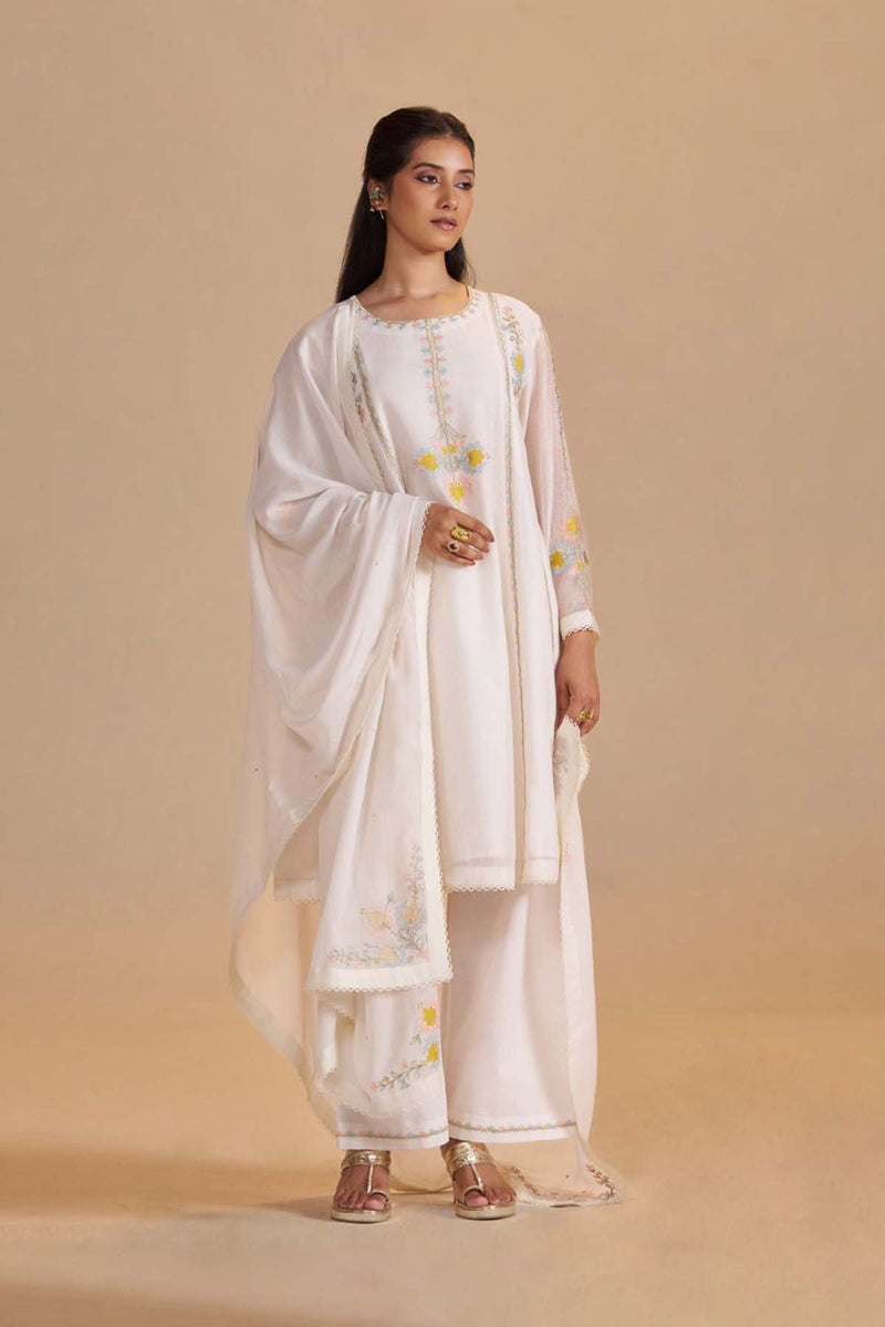 Gardenia Chanderi Festive Kurta Set