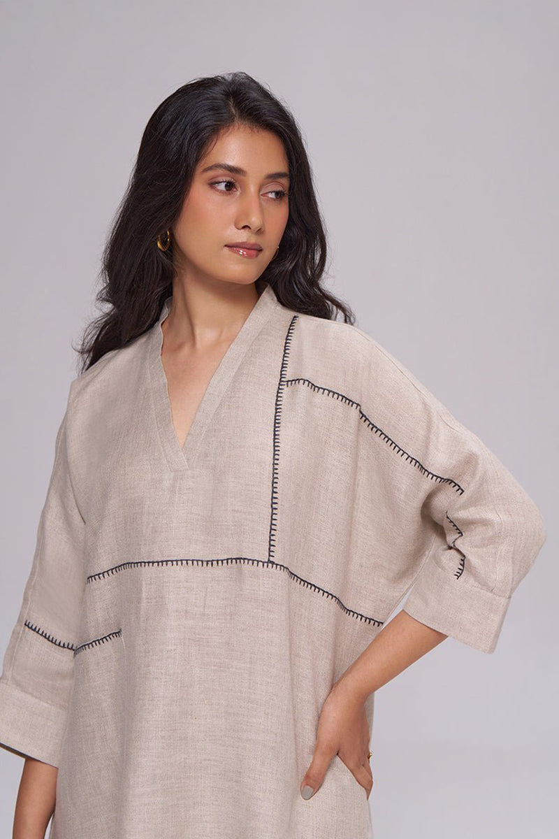 Undyed Natural Linen Co-ord Set
