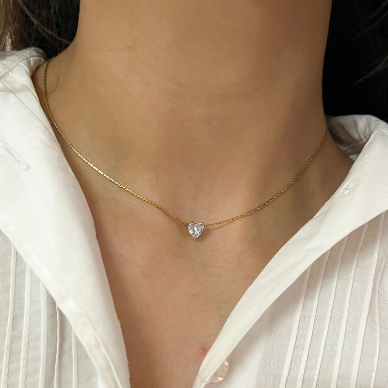 Heart Drop Necklace