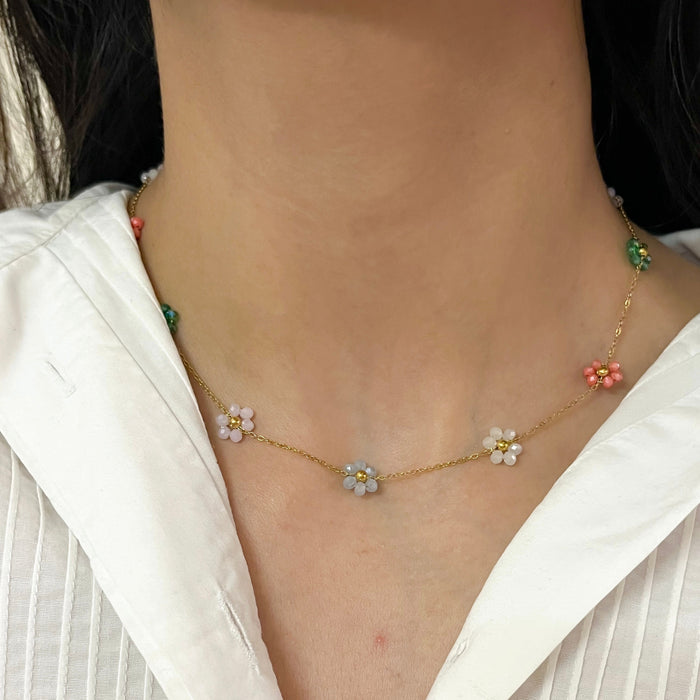 Flora Charm Necklace