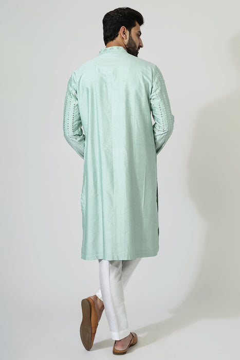 Mirror Work Kurta With Pyjama