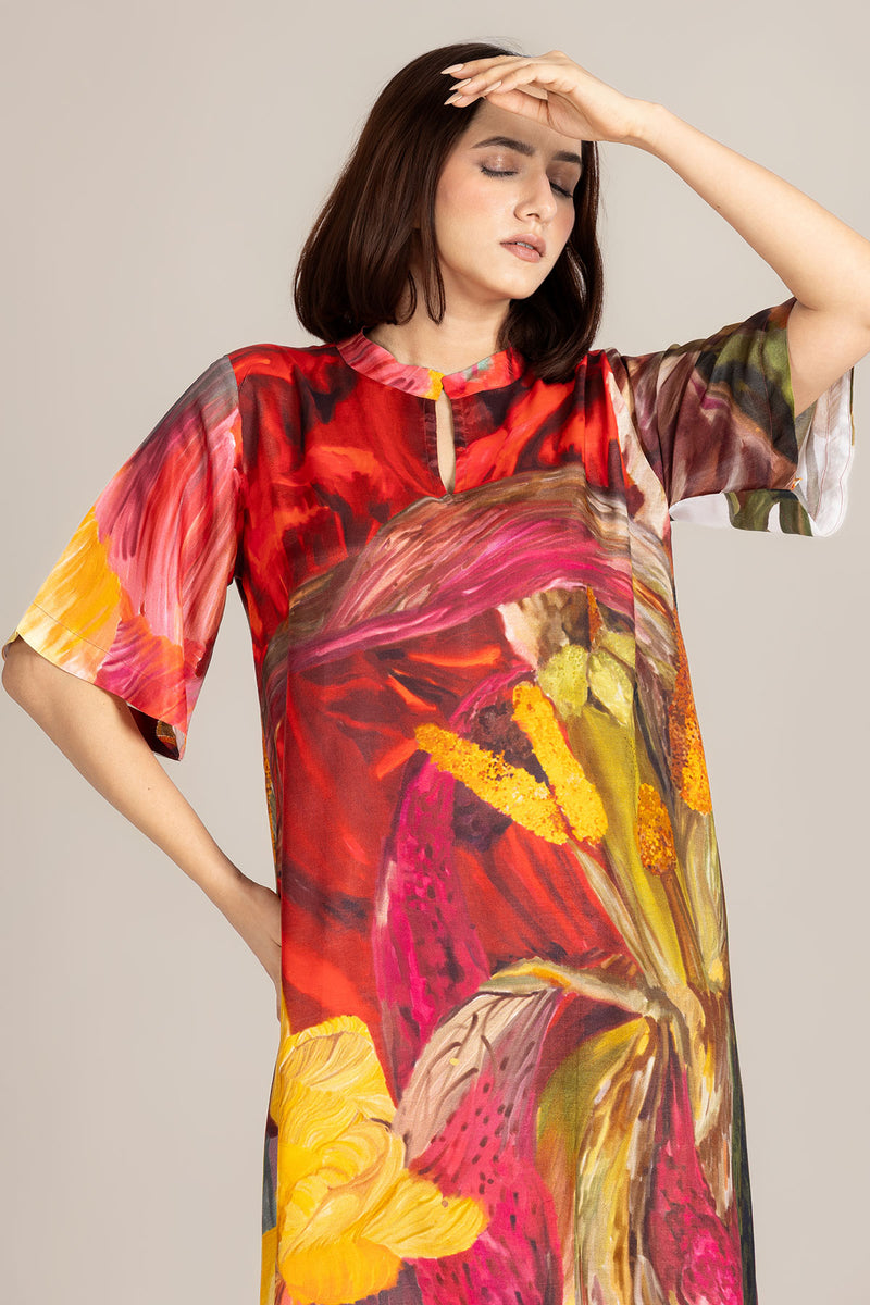Scarlet Ember Dress