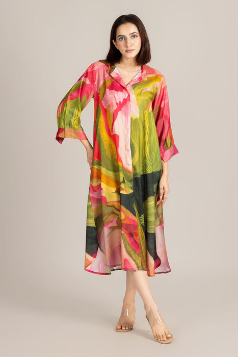 Palm Line Dress