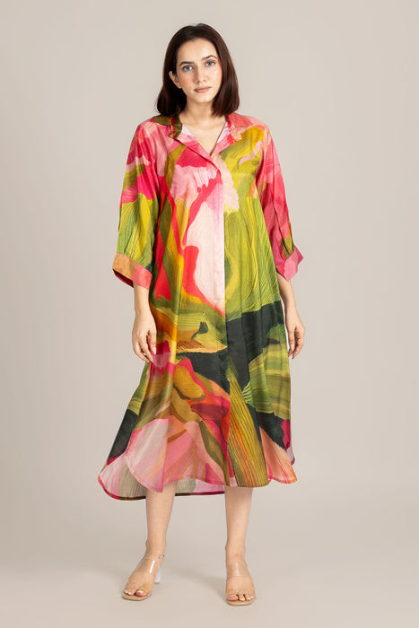 Palm Line Dress
