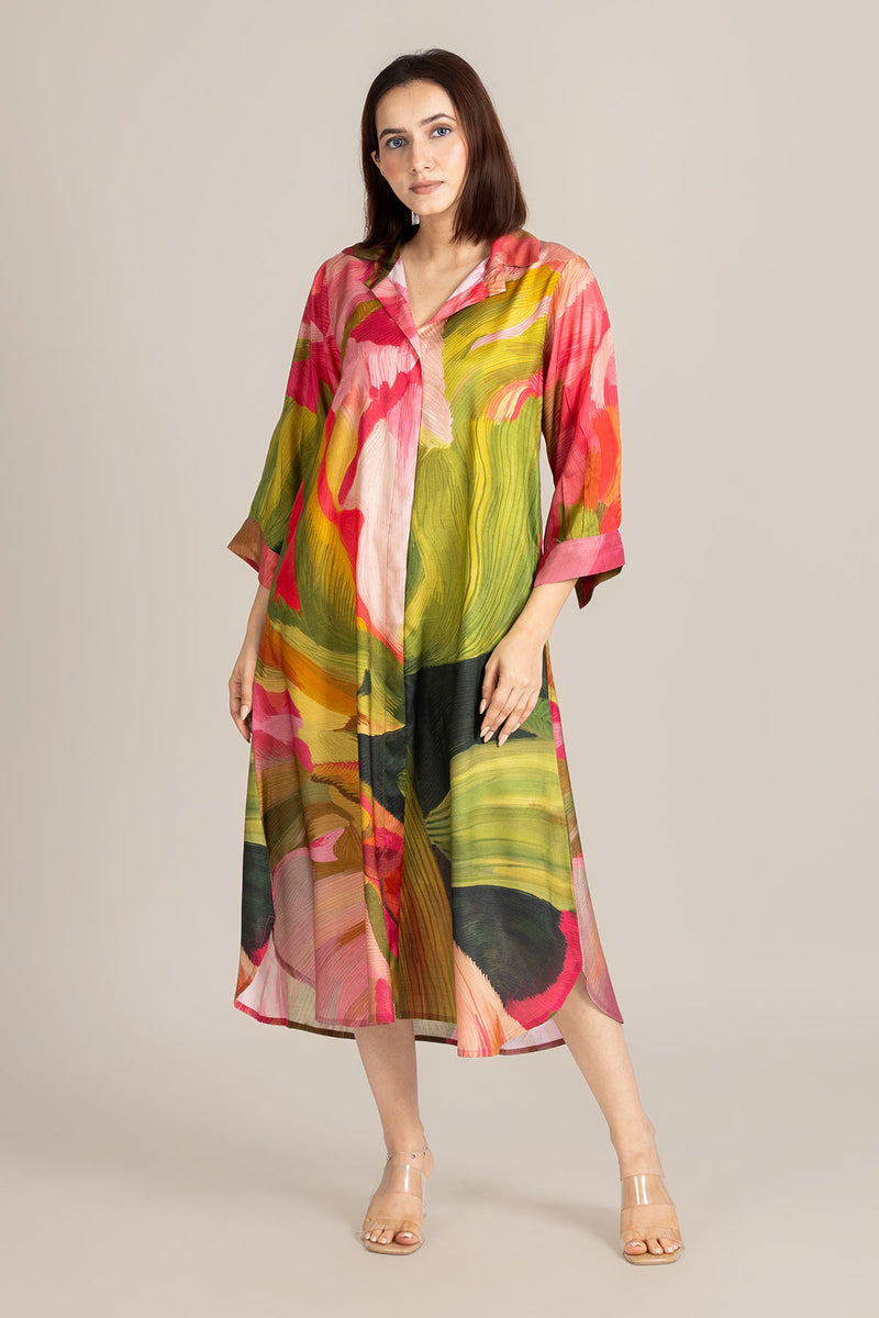 Palm Line Dress