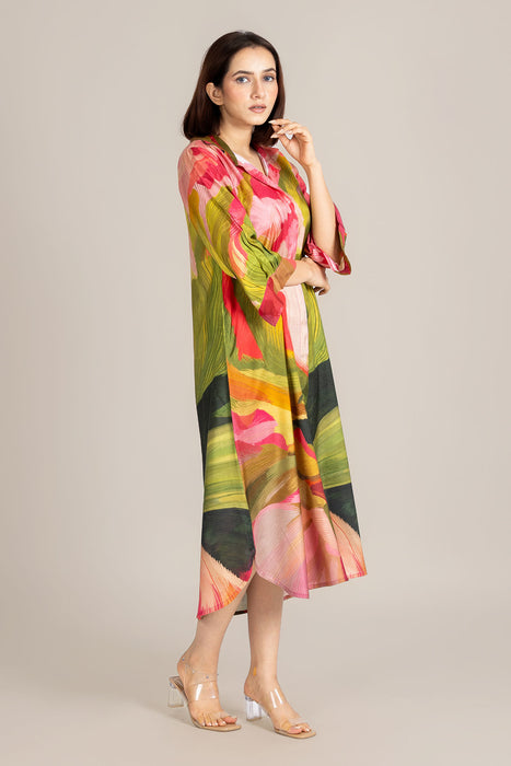Palm Line Dress
