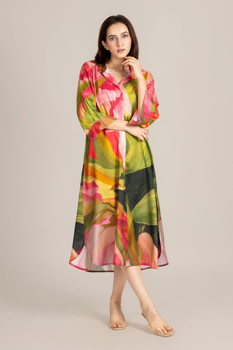 Palm Line Dress