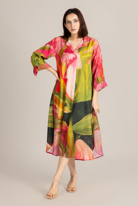 Palm Line Dress