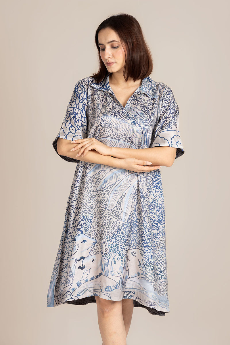 Pichwai Dress