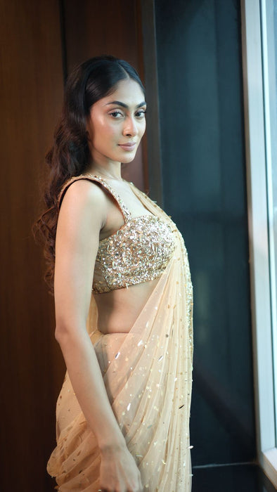 GOLDEN GLAM SAREE